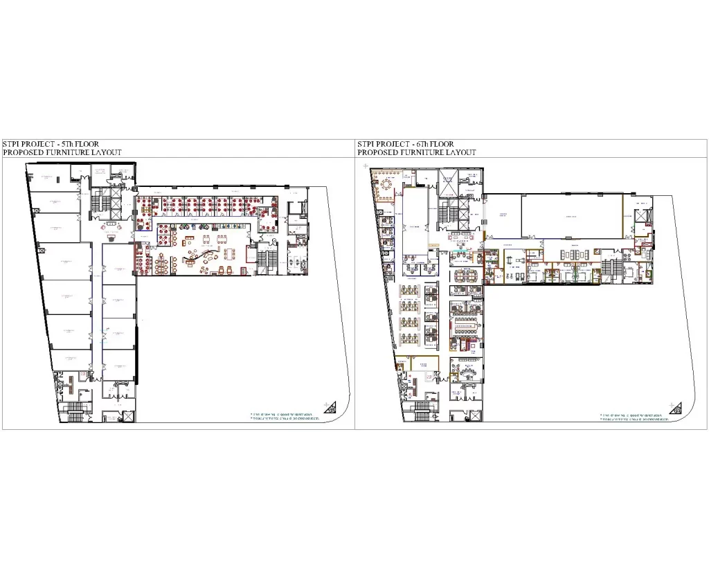 STPI 5th & 6th Floor Layout